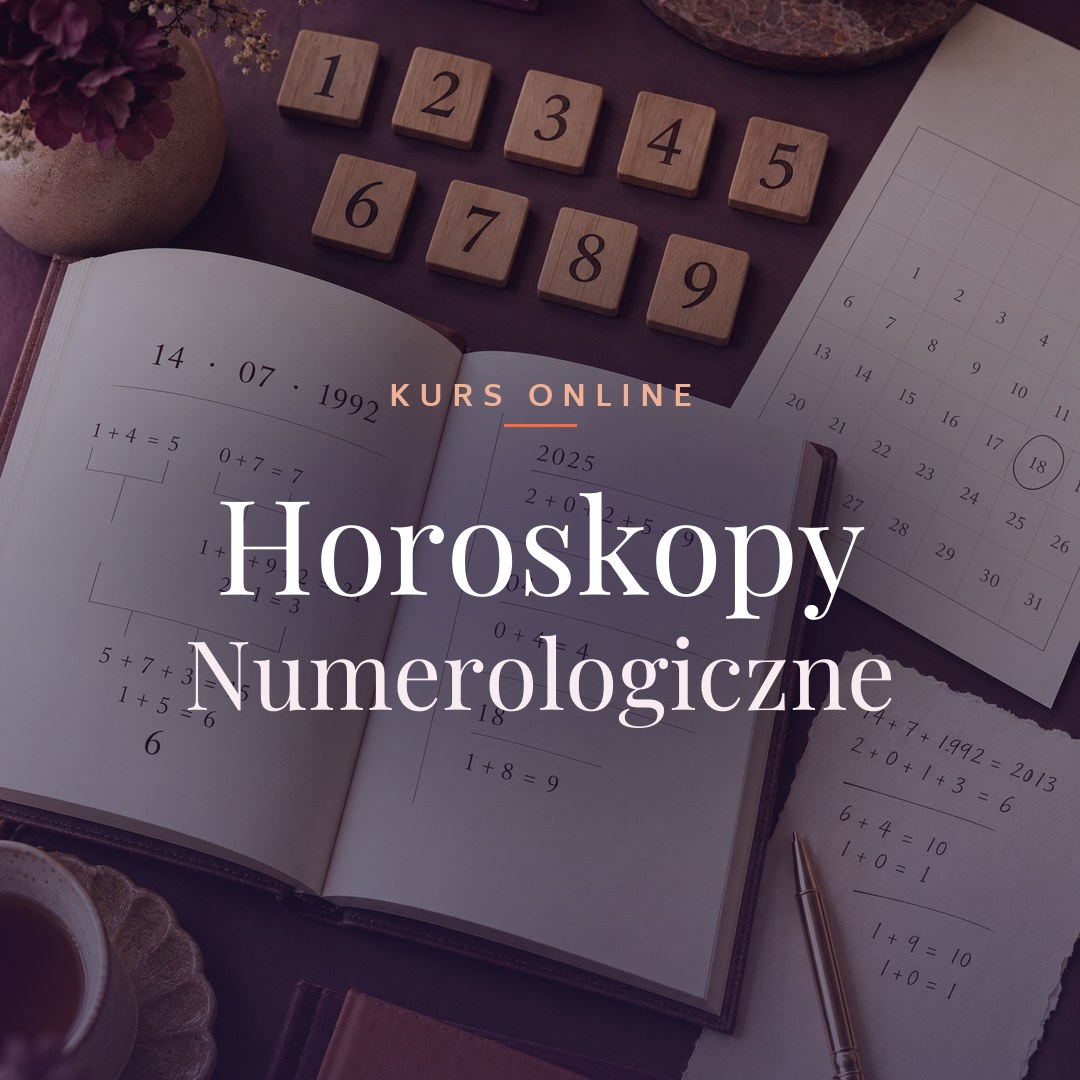 Kurs online Horoskopy Numerologiczne — zeszyt z obliczeniami numerologicznymi i cyfry od 1 do 9